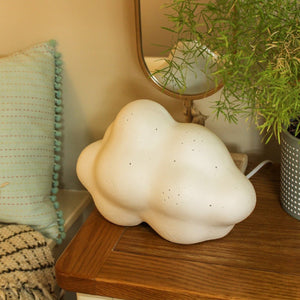 3D Ceramic Cloud Nine Lamp - TABLE/BEDSIDE LAMPS - Beattys of Loughrea