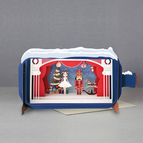 Message in a Bottle 3D Card The Nutcracker XMIB018 - Beattys of Loughrea | www.beattys.ie