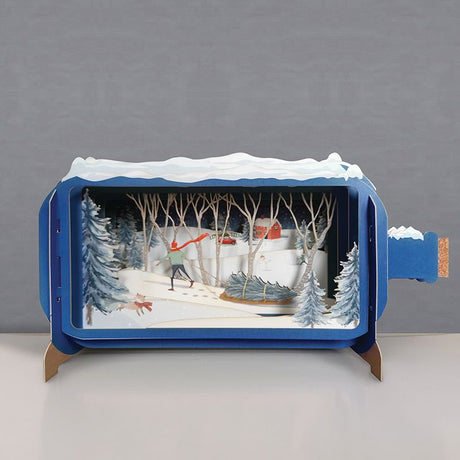 Message in a Bottle 3D Card Man with Tree XMIB072 - Beattys of Loughrea | www.beattys.ie