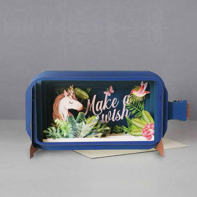 Message in a Bottle 3D Card Make a Wish MIB083 - Beattys of Loughrea | www.beattys.ie