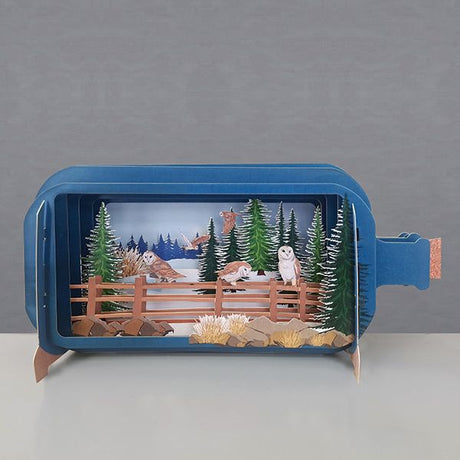 Message in a Bottle 3D Card Owl MIB220 - CARD/GIFTWRAP/GIFTBAGS - Beattys of Loughrea