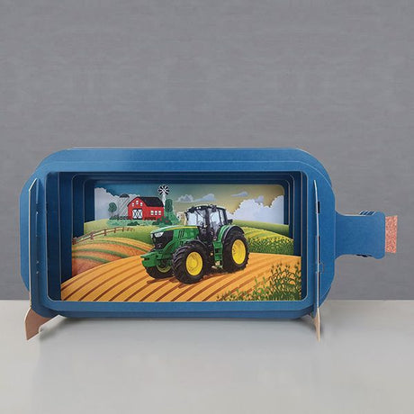 Message in a Bottle 3D Card Tractor MIB227 - CARD/GIFTWRAP/GIFTBAGS - Beattys of Loughrea