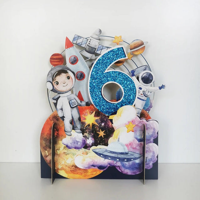 Kids 3D Pop Up Birthday Card Boy - Age 6 APO010 - Beattys of Loughrea | www.beattys.ie
