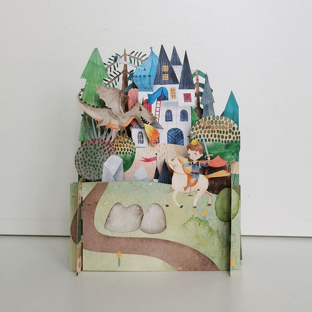 Children's Prince & Dragon 3D Pop Up Birthday Greeting Card KID027 - Beattys of Loughrea | www.beattys.ie