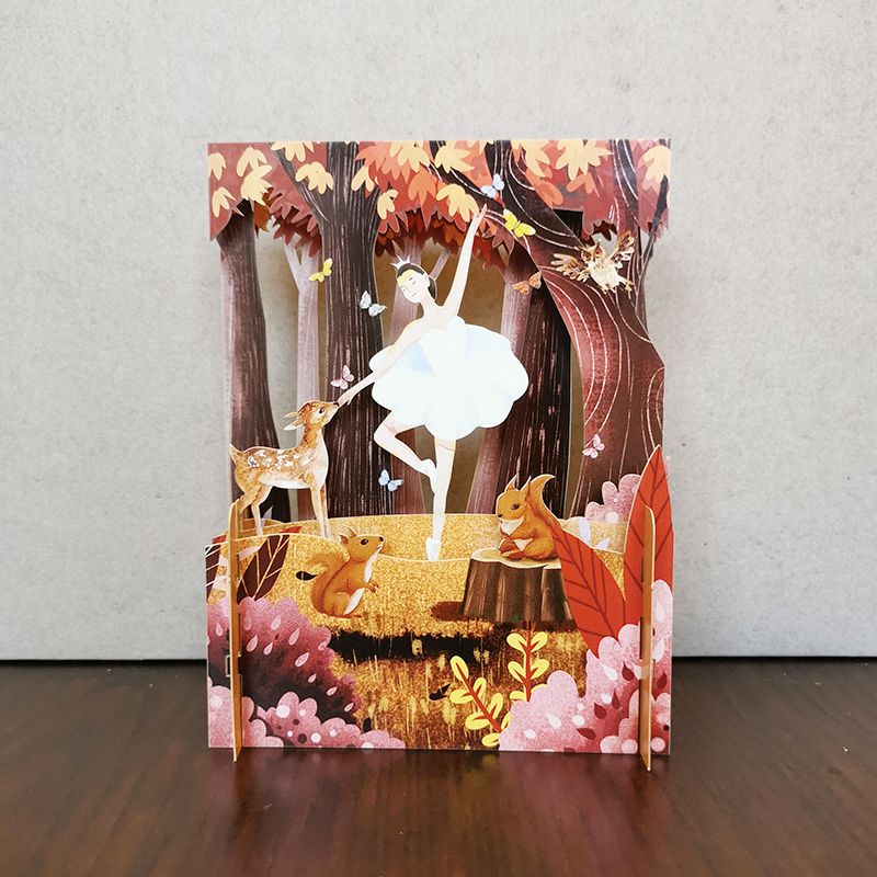3D Pop Up Greeting Card Ballet MN026 - Beattys of Loughrea | www.beattys.ie