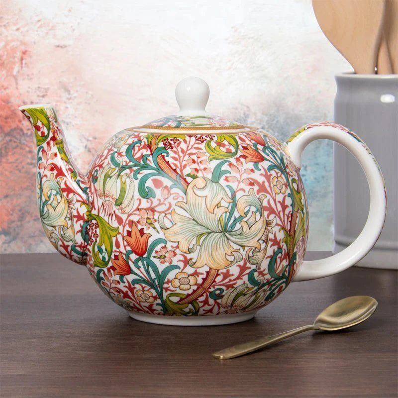 Leonardo Golden Lily Ceramic Tea Pot - TEA/COFFEE MAKER/BODUM/MILLS - Beattys of Loughrea
