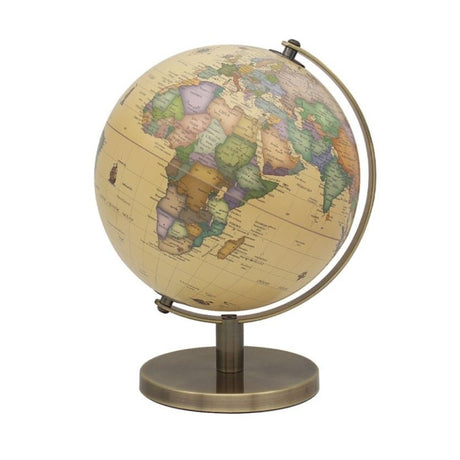 Leonardo Small Vintage World Map Globe - ORNAMENTS - Beattys of Loughrea