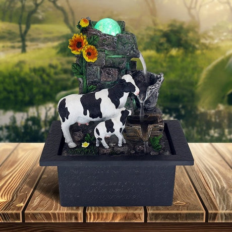 Leonardo Indoor Cow Water Feature - SOLAR / GARDEN ORNAMENTS - Beattys of Loughrea