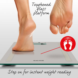 Salter Compact Glass Analyser Bathroom Scales - KITCHEN SCALES - Beattys of Loughrea