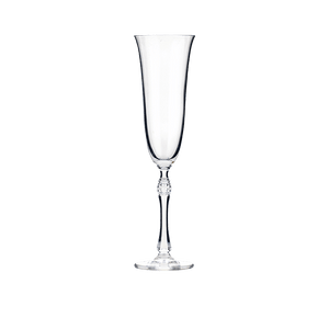 Crystal Bohemia Parus Set of 6 Flute Glasses 190ml - DRINKING GLASSES - Beattys of Loughrea