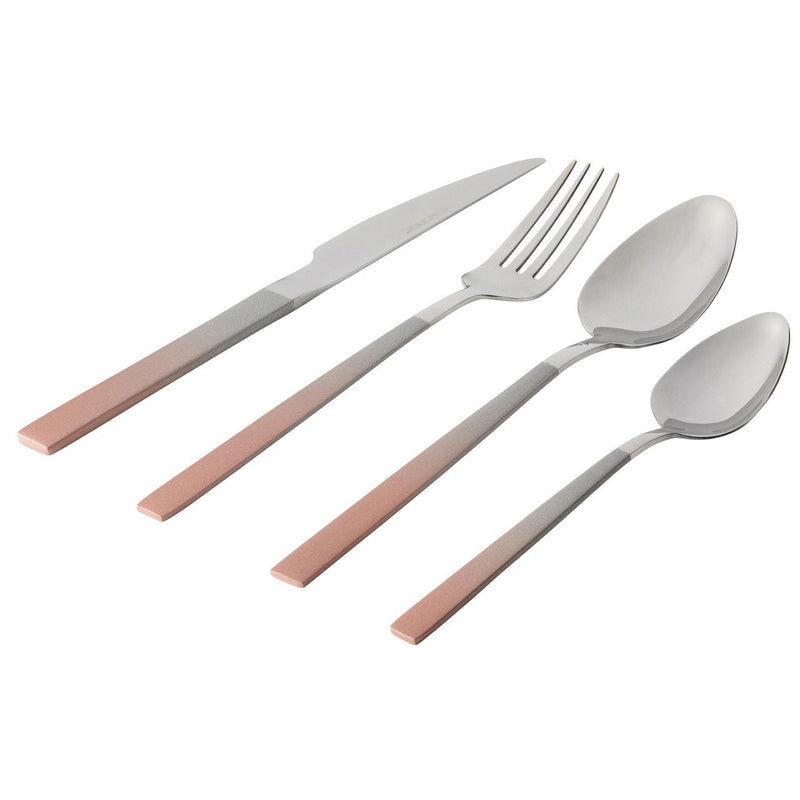 Salter Champagne Ombre 16pc Stainless Steel Cutlery Set - CUTLERY/KNIFE SET/BLOCK - Beattys of Loughrea