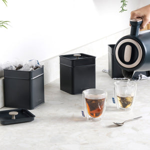 Salter Marino 3pc Canister Set – Blue/Grey - S/STEEL KITCHENWARE - Beattys of Loughrea