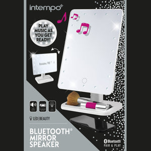 Intempo Bluetooth Mirror Speaker - White - SPEAKERS HIFI MP3 PC - Beattys of Loughrea