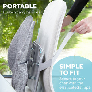 Homedics Heated Back Support Cushion - HEAT MASSAGERS - Beattys of Loughrea