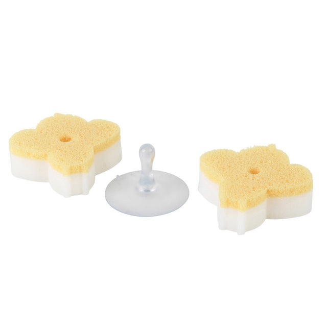 Kleeneze Busy Bee Double Sided Sponge Pack Of 2 - BATH - LOOFAH/SCRUBBIE/BACK SCRUB - Beattys of Loughrea