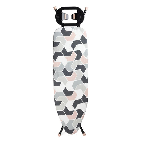 Beldray Ironing Board Geometric Charcoal 115 x 36cm - IRONING BOARDS - Beattys of Loughrea