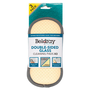 Beldray 3-Pack Double-Sided Glass Cleaning Pads - CLEANING - DUSTER / WINDOW ACCS - Beattys of Loughrea