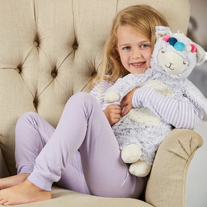 Warmies 3D Square Hot Water Bottle Marshmallow Llama - H/H - HOT WATER BOTTLE - Beattys of Loughrea