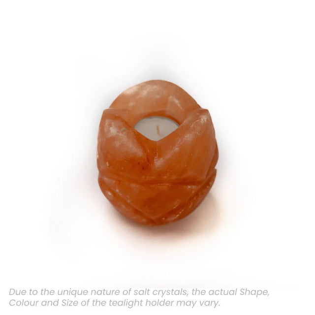 Heaven Spring Natural Salt Rose Tealight Holder - CANDLE HOLDERS / Lanterns - Beattys of Loughrea
