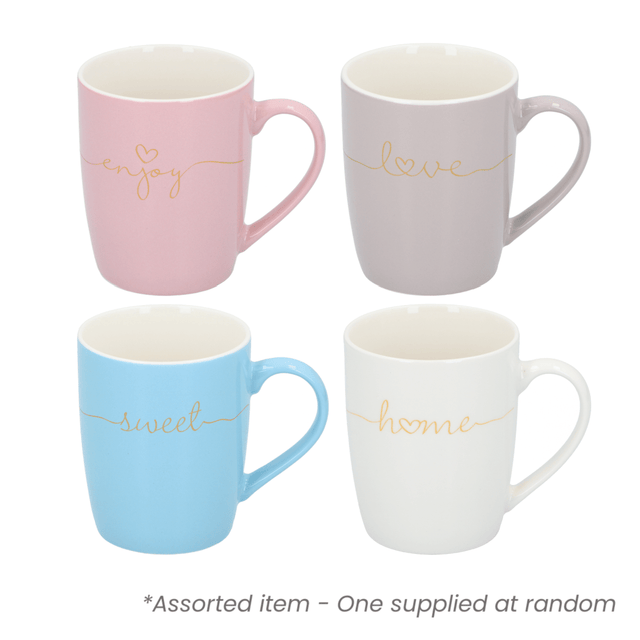 Sentiment 350ml Mug Assorted - One Supplied* - MUG SETS - Beattys of Loughrea