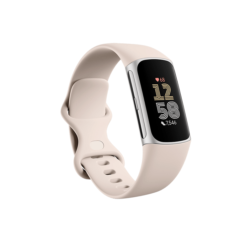 Fitbit Charge 6 Fitness Tracker - Porcelain/Silver - SMARTWATCH, FITBIT - Beattys of Loughrea