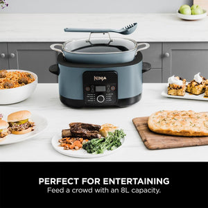 Ninja Foodi Possible Cooker 8-In-1 Slow Cooker Grey - ELEC SKILLET/WOK/COOKPAN - Beattys of Loughrea