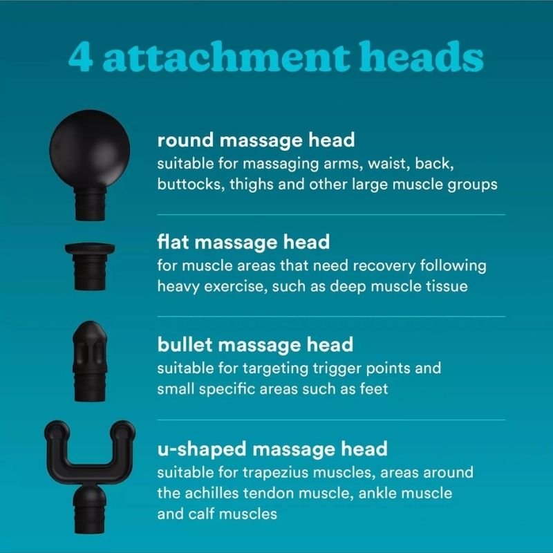 Homedics Novo Mini Massage Gun (GM-45BK) - HEAT MASSAGERS - Beattys of Loughrea