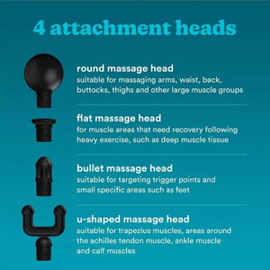 Homedics Novo Mini Massage Gun (GM-45BK) - HEAT MASSAGERS - Beattys of Loughrea