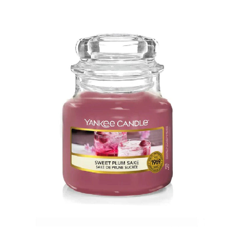 Sweet Plum Sake Small Yankee Candle 104g - CANDLES - Beattys of Loughrea