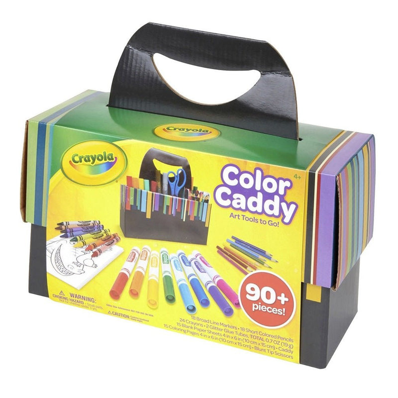 Crayola Color Caddy 90pc+ Art Tools - ART & CRAFT/MAGIC/AIRFIX - Beattys of Loughrea