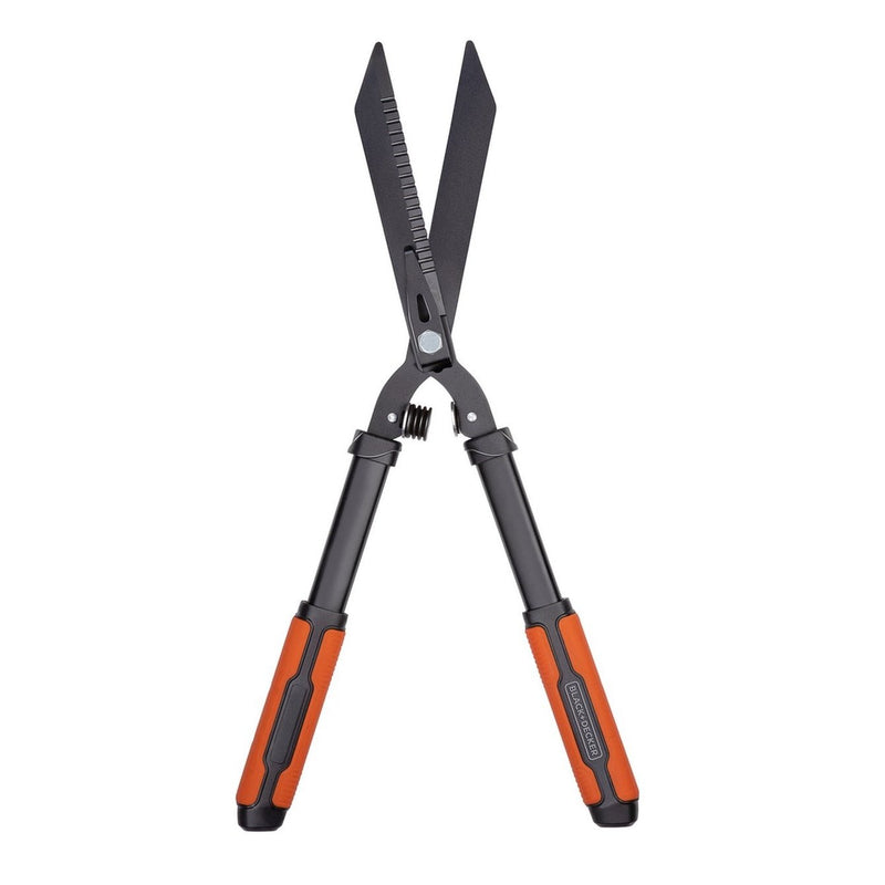 Black & Decker Hedge Clippers / Shears Serrated Steel Blades 61cm - PRUNING - Beattys of Loughrea