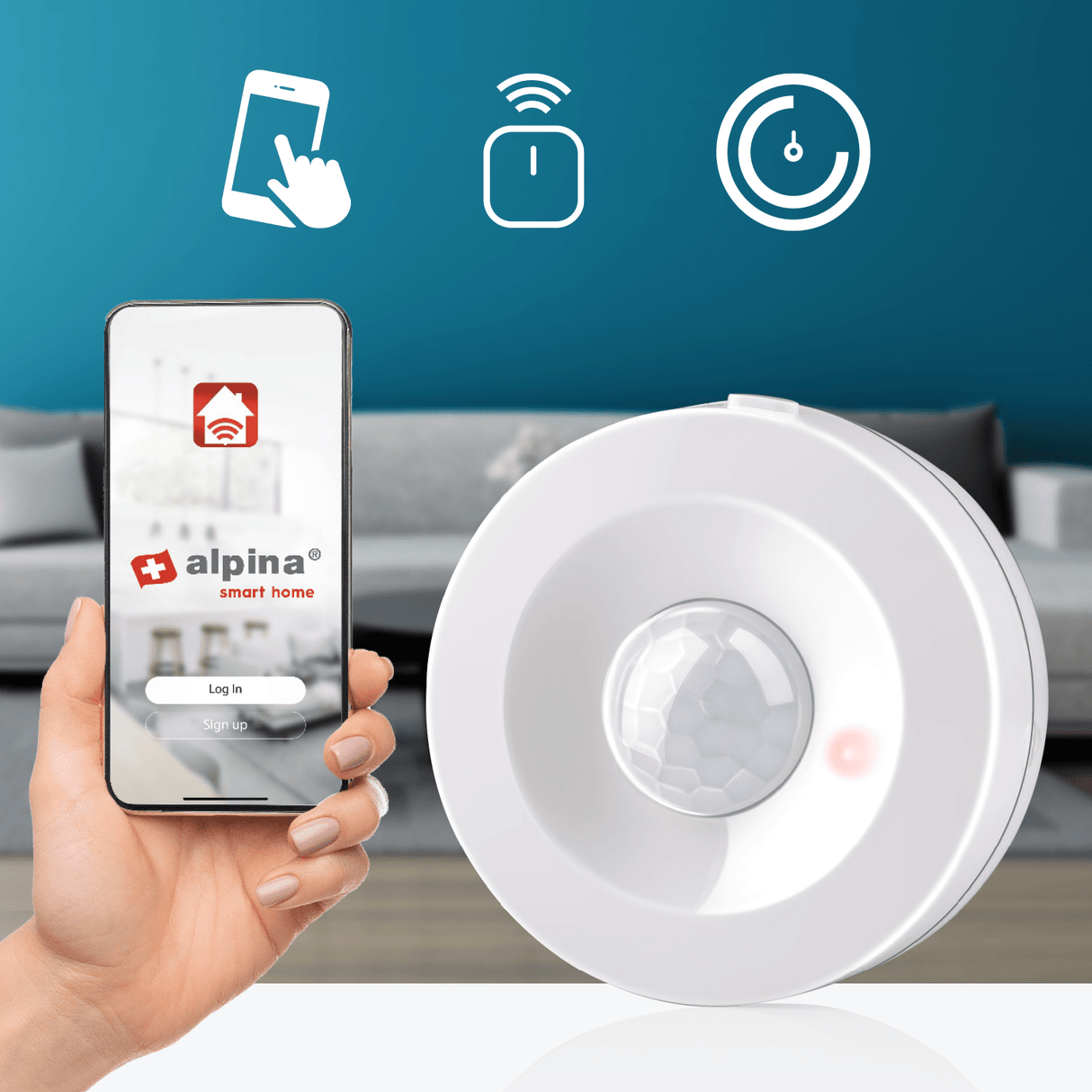 Alpina Smart PIR Motion Sensor (Zigbee) - SECURITY CAMERA/ PRODUCTS - Beattys of Loughrea