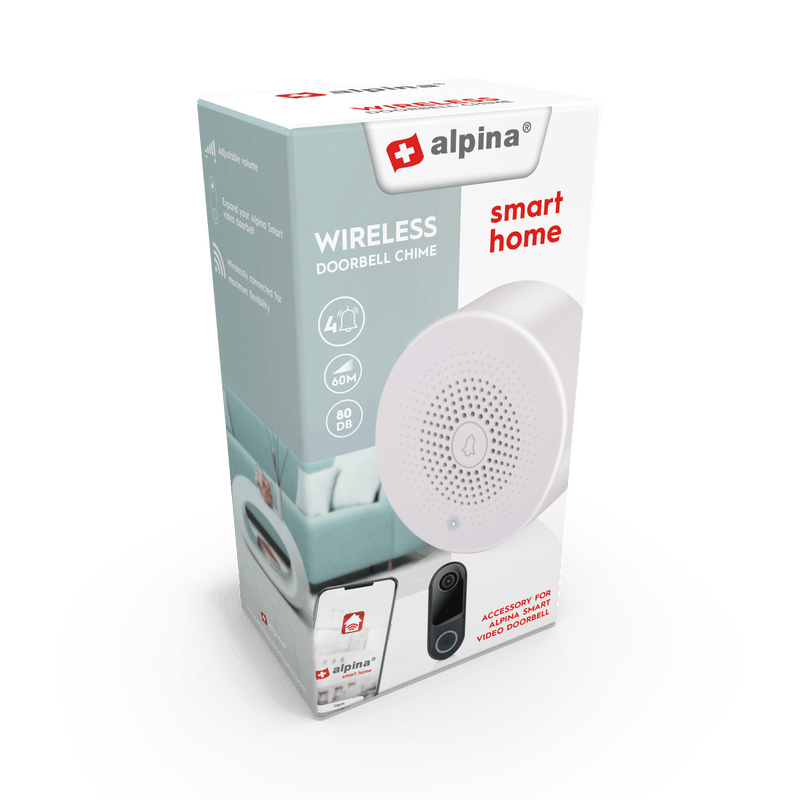 Alpina Smart Wireless Chime for Smart Doorbell - INTERCOM/DOOR BELL - Beattys of Loughrea