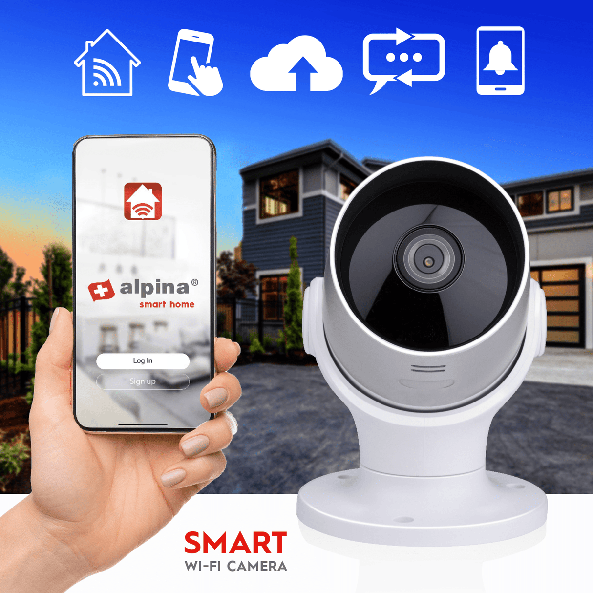 Alpina Smart Outdoor Camera IP65 - SECURITY CAMERA/ PRODUCTS - Beattys of Loughrea