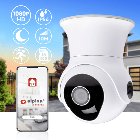 Alpina Smart Outdoor Camera 355° IP54 - SECURITY CAMERA/ PRODUCTS - Beattys of Loughrea