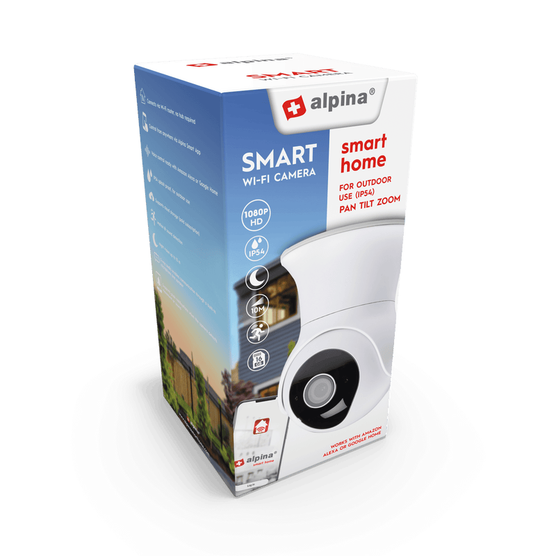 Alpina Smart Outdoor Camera 355° IP54 - SECURITY CAMERA/ PRODUCTS - Beattys of Loughrea