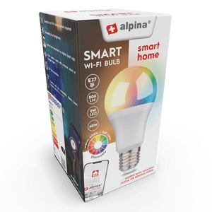 Alpina Smart Bulb RGB / Warm White E27 9W - LED BULBS - Beattys of Loughrea
