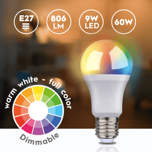 Alpina Smart Bulb RGB / Warm White E27 9W - LED BULBS - Beattys of Loughrea
