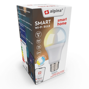 Alpina Smart Bulb Warm / Cool White E27 9W - LED BULBS - Beattys of Loughrea