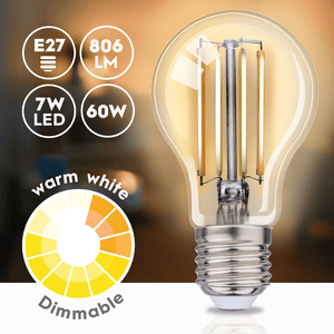 Alpina Smart Bulb Warm White E27 7W - LED BULBS - Beattys of Loughrea