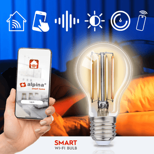 Alpina Smart Bulb Warm White E27 7W - LED BULBS - Beattys of Loughrea