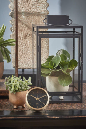 Bonn Table Clock 9cm Black - CLOCKS - Beattys of Loughrea