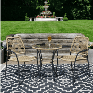 Amalfi Table & 2 Chairs Garden Bistro Set - BISTRO SET 2 PERSON - Beattys of Loughrea