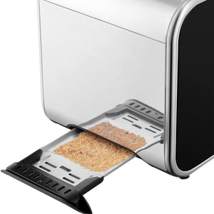 Russell Hobbs Distinctions 2 Slice Toaster - Black - TOASTERS - Beattys of Loughrea