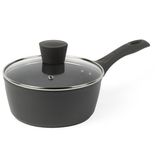 Salter Cosmos Collection 18cm Non-Stick Saucepan - COOKWARE - S/STEEL - Beattys of Loughrea