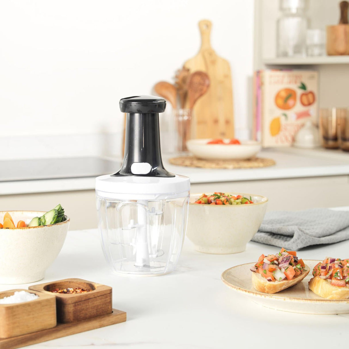 Salter Manual Press Chopper - KITCHEN HAND TOOLS - Beattys of Loughrea