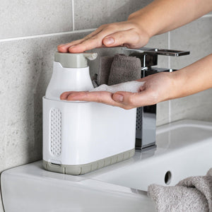 Beldray Antibac Soap Dispenser and Caddy Set - BATHROOM T/BRUSH, CADDY, TOWEL RAIL & HOLDERS ACCESSORI - Beattys of Loughrea