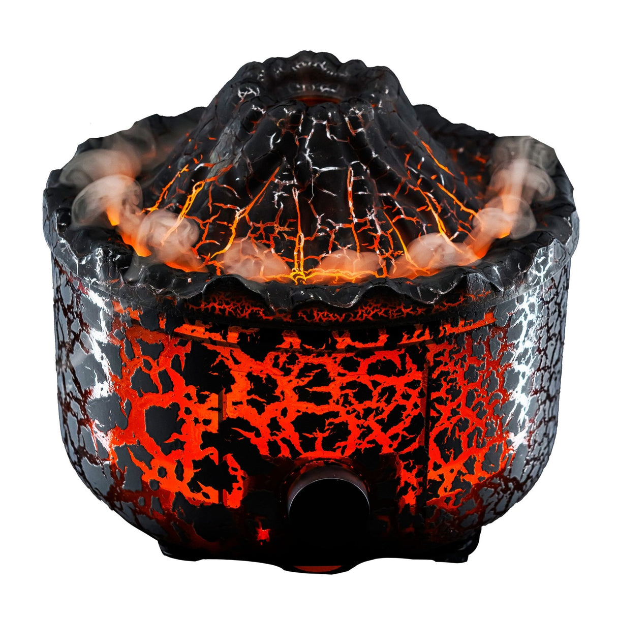 Black Crackle Pacaya Volcano Diffuser - POT POURRI/AROMATHERAPY/OILS/DIFFUSER - Beattys of Loughrea