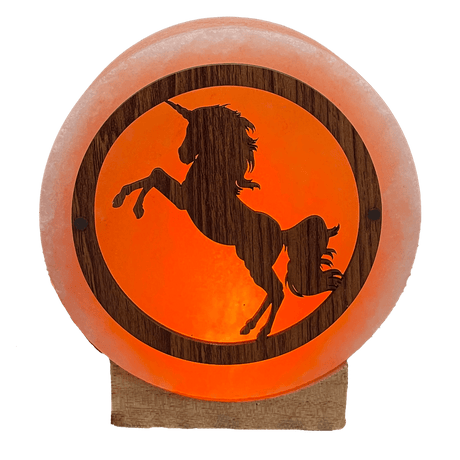 Unicorn LED Mini Salt Lamp (USB) - TABLE/BEDSIDE LAMPS - Beattys of Loughrea