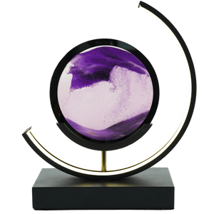 Moodscape Crescent Black-Purple Sand Picture - ORNAMENTS - Beattys of Loughrea